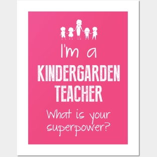 KINDERGARTEN T-SHIRT Posters and Art